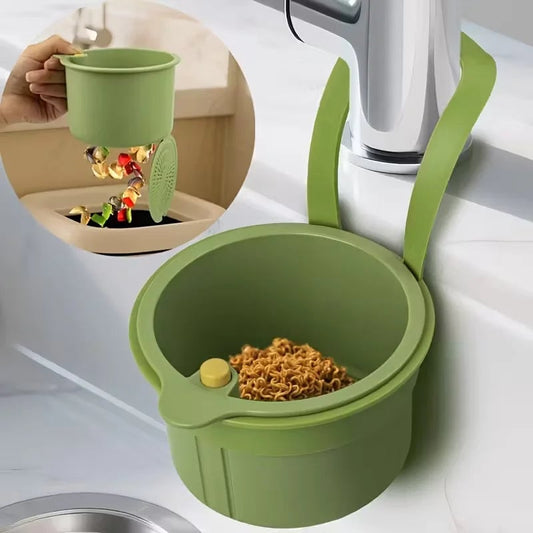 Press-Type Drain Basket Food Strainer Multi-Functional Kitchen