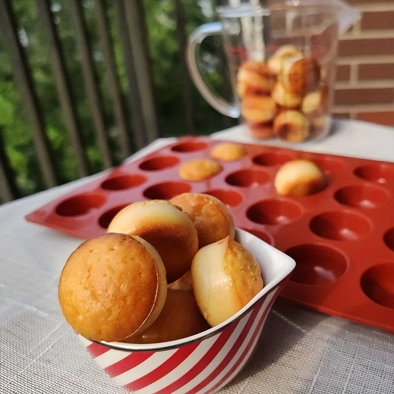 3D Half Sphere Silicone Mold - DIY Baking Cake Pudding Mousse