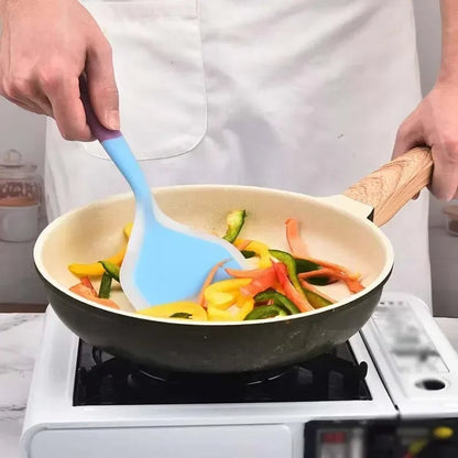 Wide Mouth Silicone Spatula Non-Stick Scraper for Cooking & Baking