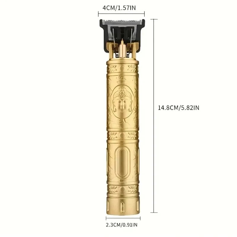USB Electric Hair Clipper Beard Trimmer Dragon Buddha Design Pro