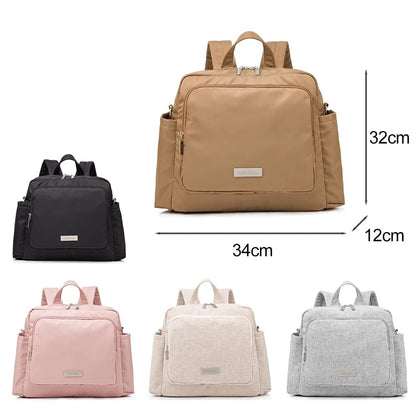 Waterproof Large Capacity Polyester Diaper Backpack 2023 Model