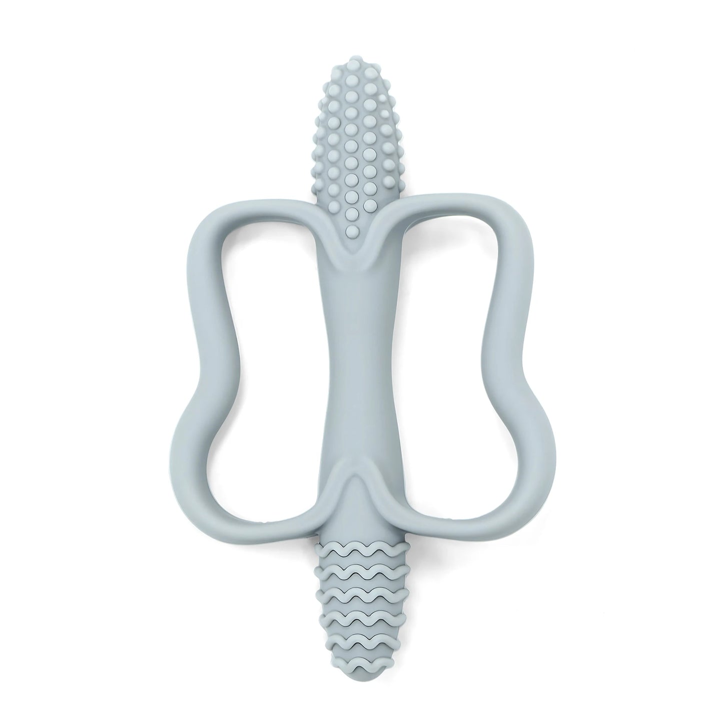 Food Grade Silicone Baby Teething Toys Easy Grip 0-6-12 Months