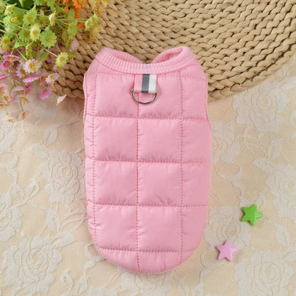 Windproof Padded Winter Dog Coat - Warm Jacket for Small Dogs