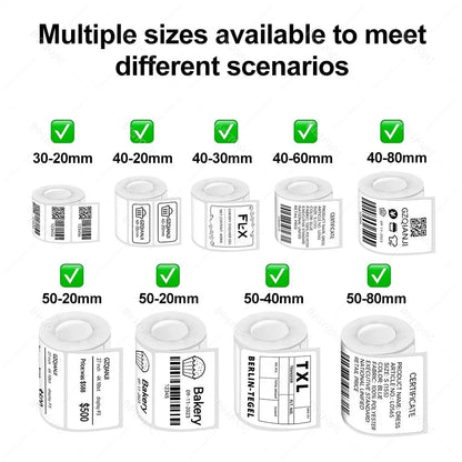 P50 Wireless Bluetooth Thermal Label Printer Inkless Adhesive Maker