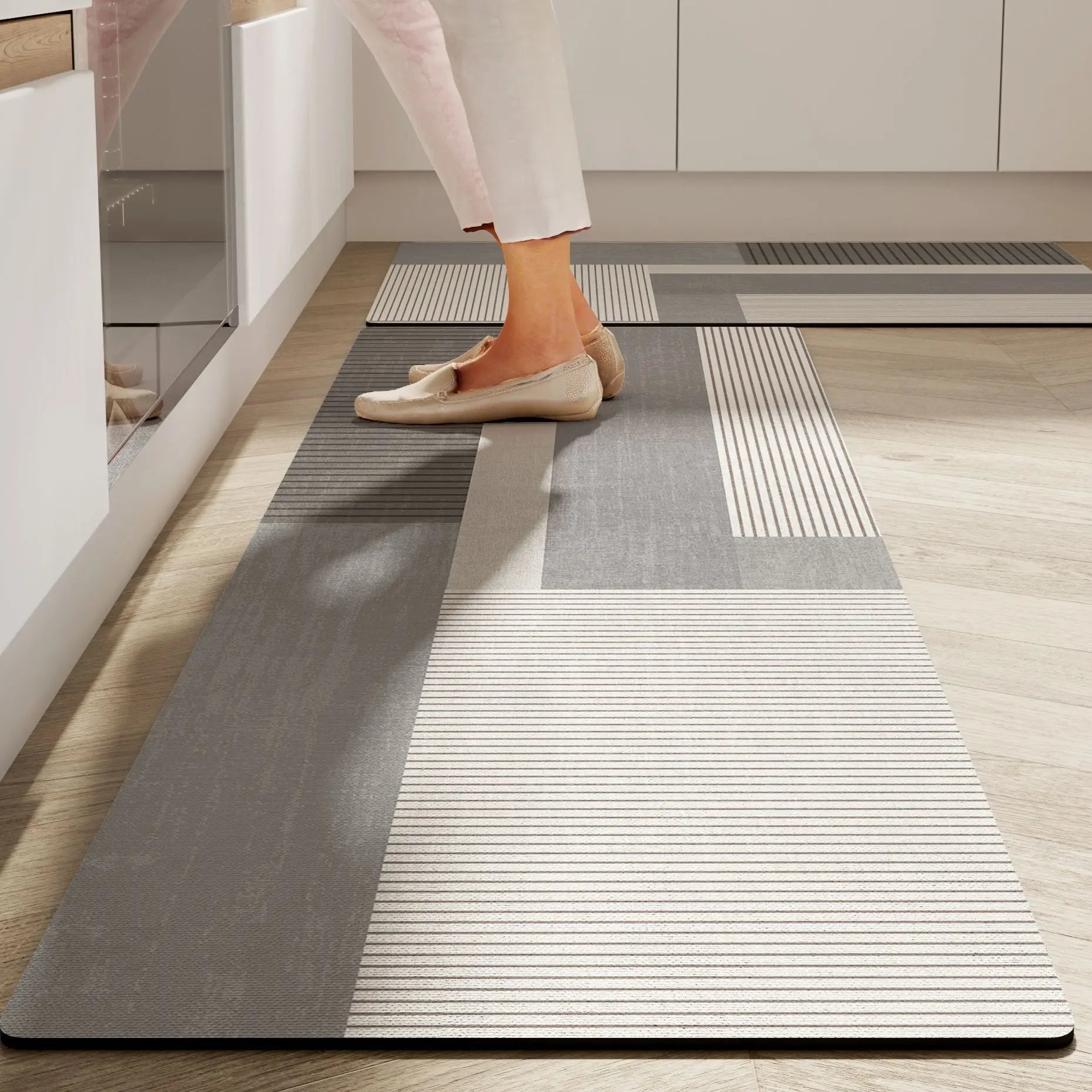 Anti-Slip Water Absorbing Kitchen Floor Mat - Multi-Functional Rug