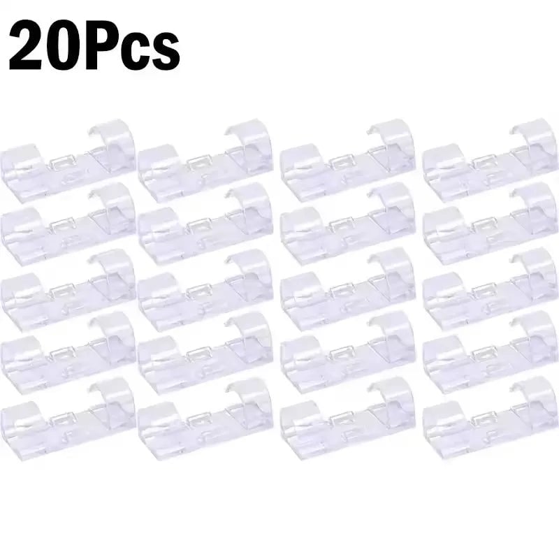 Self-Adhesive Cable Clips Organizer Wire Holder Cord Management