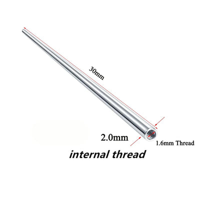 Surgical Steel Insertion Taper 14G 16G 18G Thread Threadless Tool