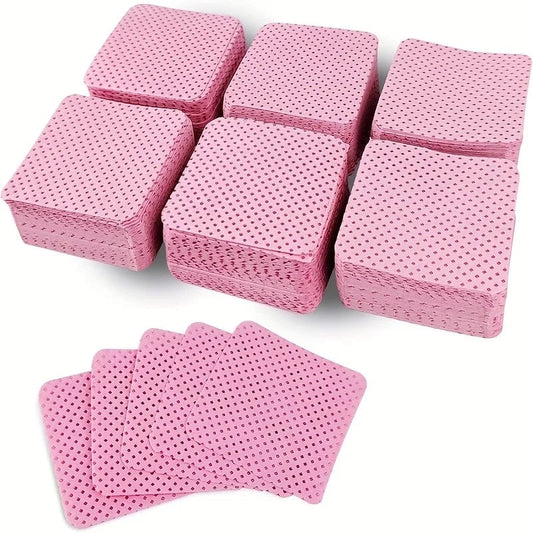 Velvet Free Nail Wipes 50pk Gel Polish Remover White Pink