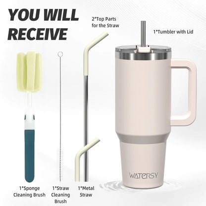 304 Stainless Steel Vacuum Insulated Tumbler 20oz/30oz/40oz Handle