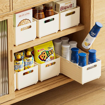 Retractable Kitchen Storage Basket - Multifunctional Cabinet Organizer