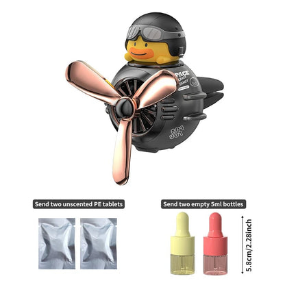Magnetic Cartoon Car Air Vent Aromatherapy Diffuser Clip + 2 Tablets