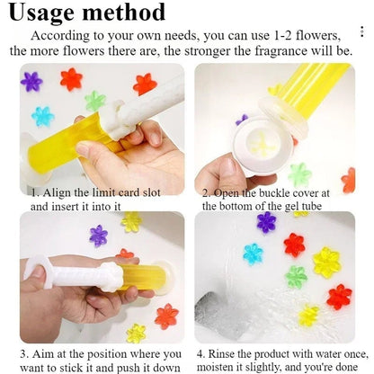Toilet Cleaner Gel Stick Tablet - Long-Lasting Fragrance Deodorizer