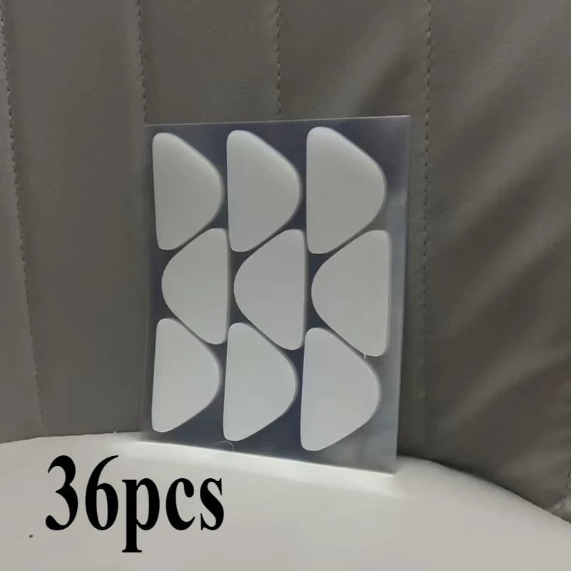 90pcs PE Forehead Nasolabial Fold Patches - Transparent Invisible