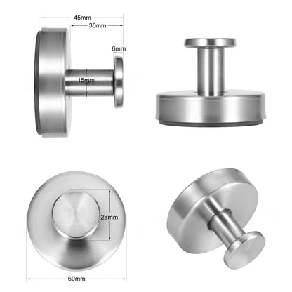 Vacuum Suction Cup Hooks - Punch Free Wall Hangers for Bathroom