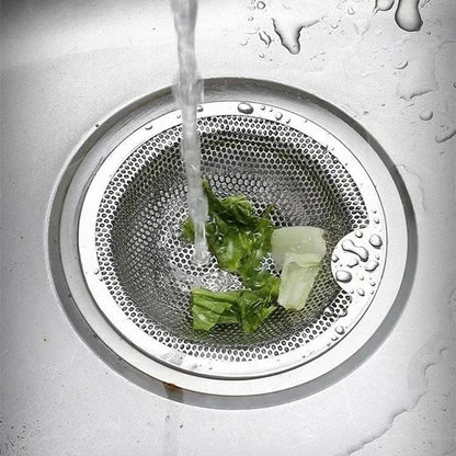 Stainless Steel Sink Drain Filter Anti-Clog Kitchen Bathroom