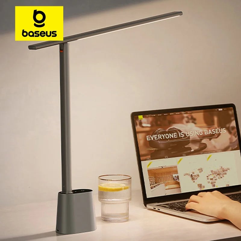 Baseus LED Dimmable Desk Lamp Eye Protection Study Office Light