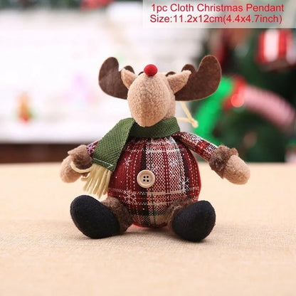 Christmas Santa Doll Table Decoration - Premium Holiday Ornament 2024