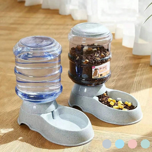 Large Capacity Automatic Pet Feeder Water Dispenser Station