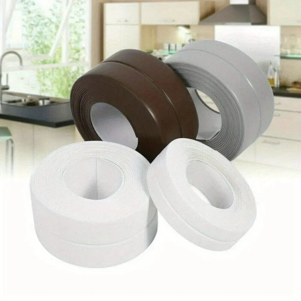 3.2m PVC Waterproof Sealing Tape - Bathroom Sink Shower Bath Toilet