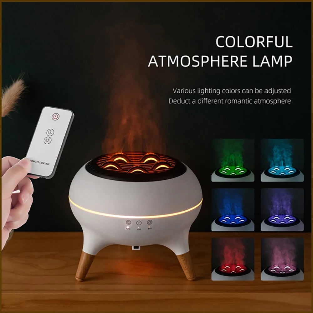 350ml LED Humidifier Essential Oil Diffuser Remote Control