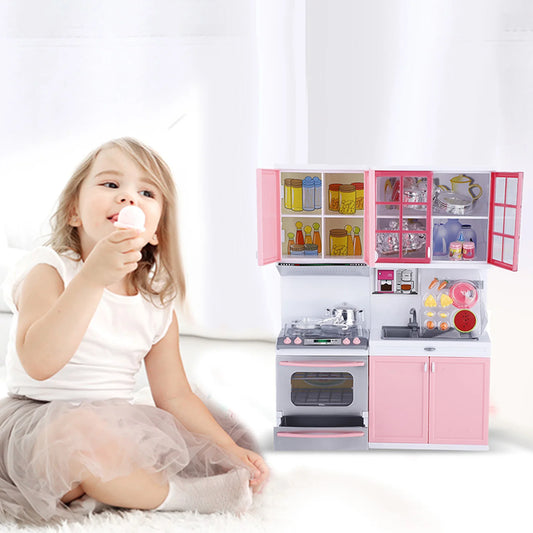 Mini Kitchen Pretend Play Set - Children's Kitchenware Role Play Toys