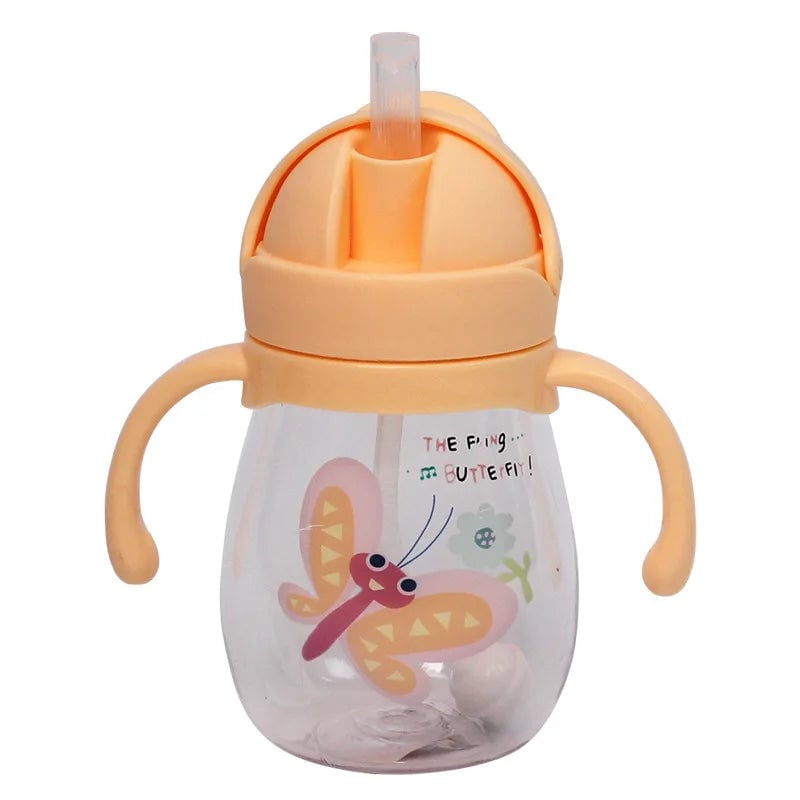 Anti-Choking Baby Water Cup with Gravity Ball & Duckbill Straw