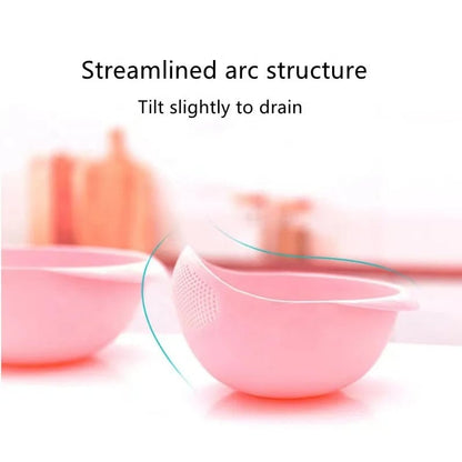Plastic Rice Sieve Colander - Multi-Purpose Kitchen Drain Basket