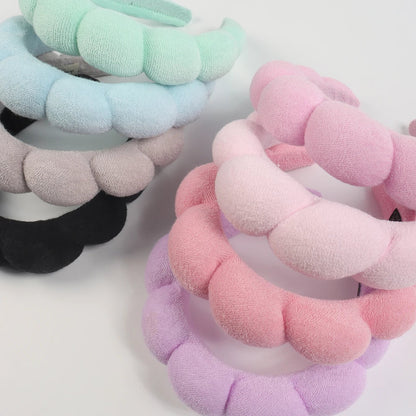 Microfiber Spa Headband Set - Face Washing Scrunchie Wristbands