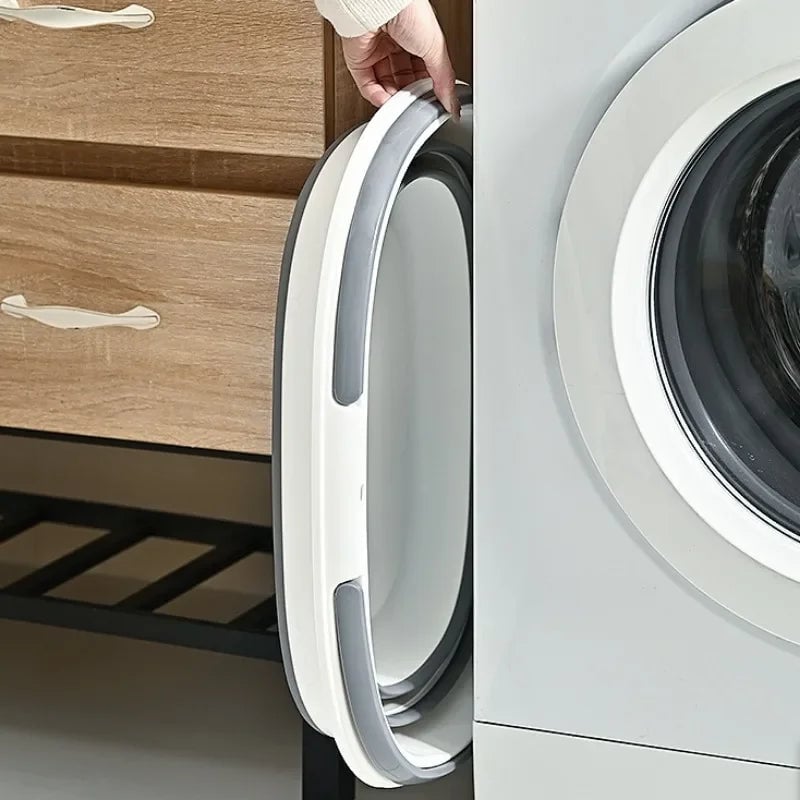 16L Collapsible Laundry Basket with Handles - Space-Saving Storage