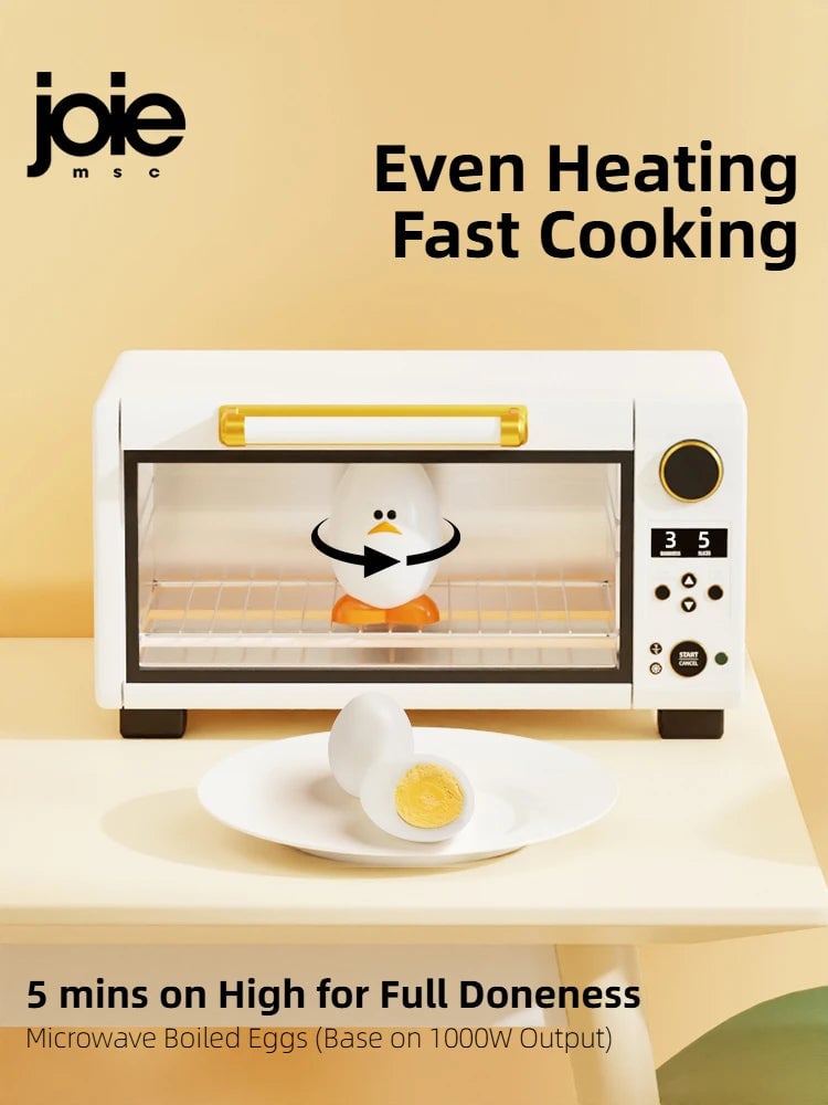 Joie Microwave Egg Boiler - Poacher Steamer for Chicken & Quail Eggs