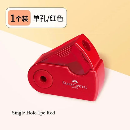 Faber Castell Double Hole Pencil Sharpener with Eraser Animal Design