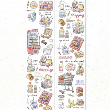 Oil Masking Tape 4-Style Pack DIY Phone Case Photo Frame Decoration