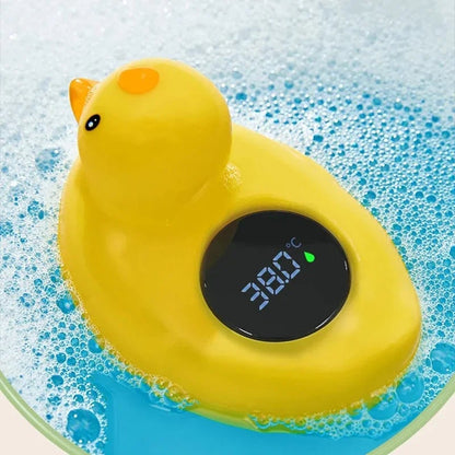 Waterproof Duck Baby Bath Thermometer - Floating Temperature Sensor