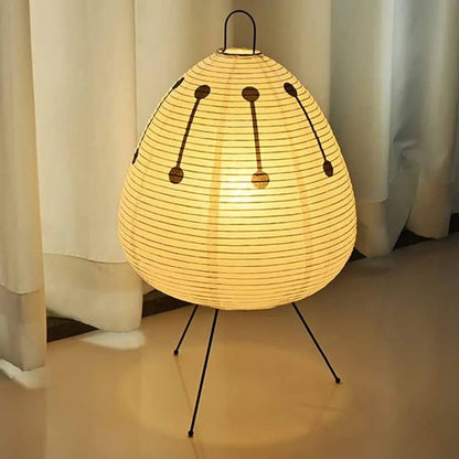LED Modern Table Lamp Minimalist Hand Cradle Xuan Paper Design