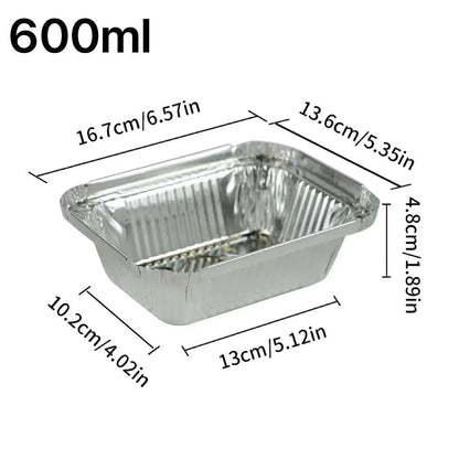 Thickened Aluminum Foil Disposable Pans - Non-Stick BBQ Baking Trays