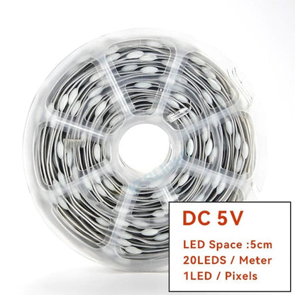 WS2811 RGBIC LED Strip 12V/5V Addressable Christmas Fairy Lights