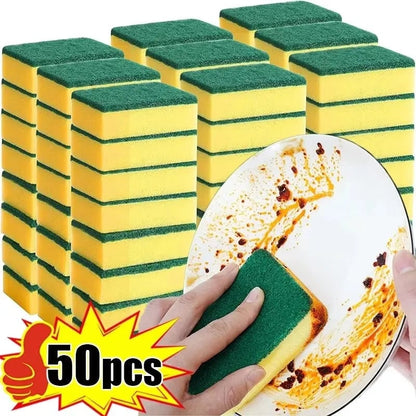 Double-Sided Magic Sponge Cleaning Brush - Rust Remover Kitchen Tool