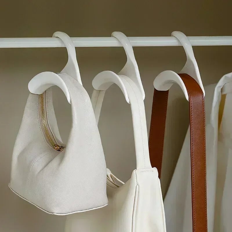 5-Pack Handbag Hooks - Multi-Purpose Wardrobe Storage Organizer