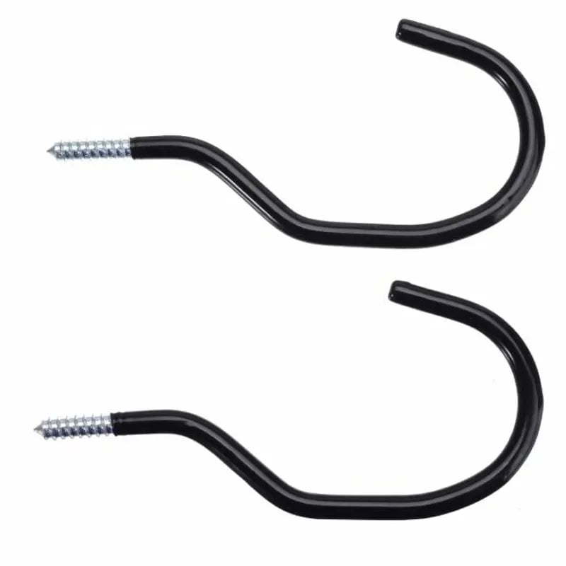 Heavy Duty Metal Bike Wall Mount Hook - Anti-Slip Garage Organizer