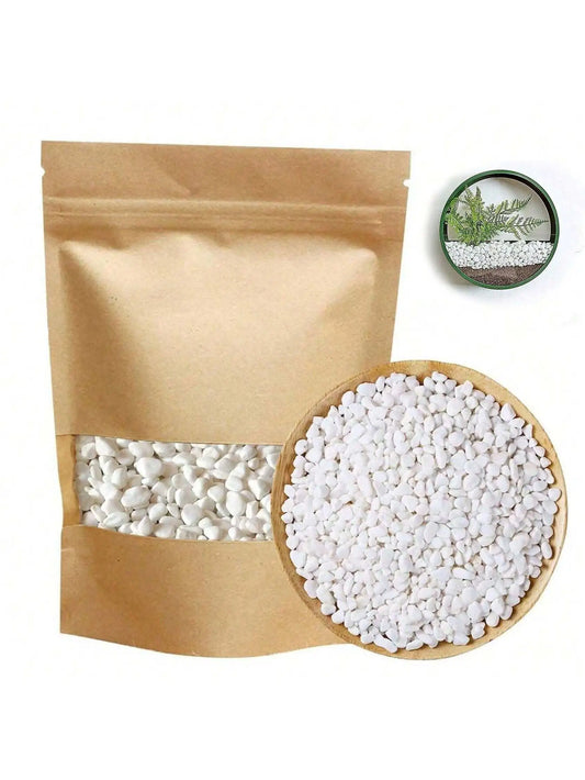 White Mini Pebbles 2-4mm Natural Decorative Stones Vase Garden Filler