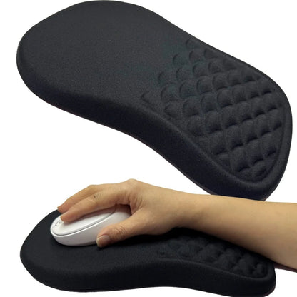 Ergonomic Memory Foam Wrist Rest Mouse Pad - Non-Slip Computer Support