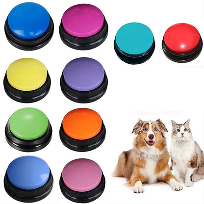 Recordable Dog Communication Buttons - Portable Pet Training Device