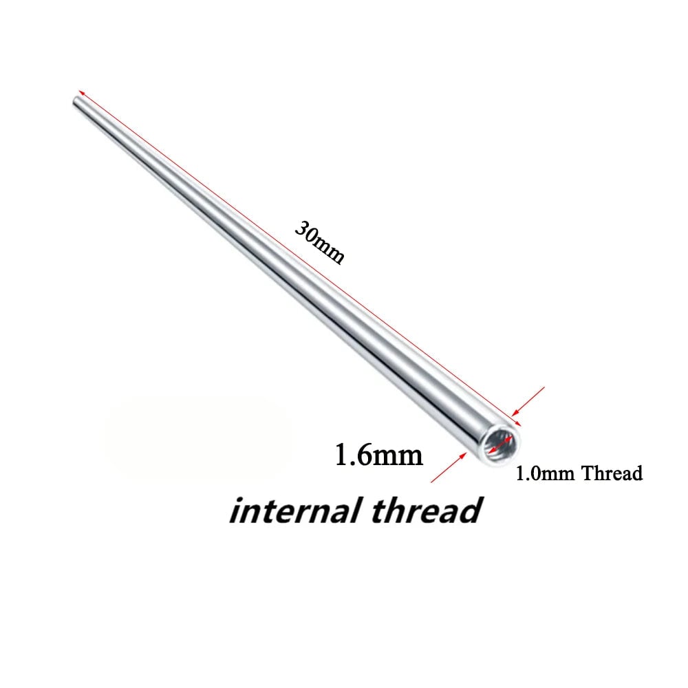 Surgical Steel Insertion Taper 14G 16G 18G Thread Threadless Tool