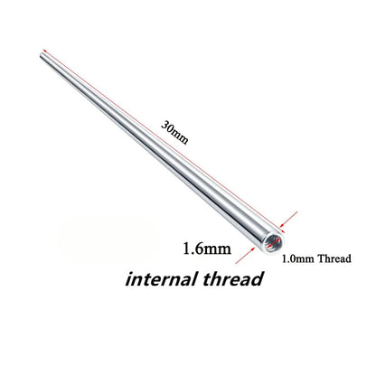 Surgical Steel Insertion Taper 14G 16G 18G Thread Threadless Tool