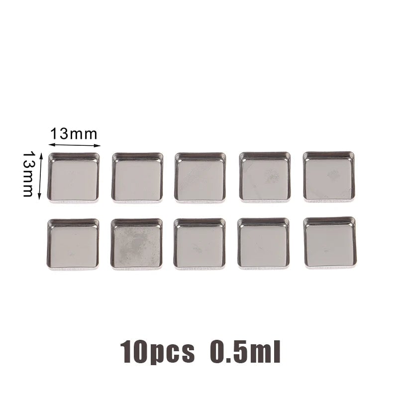 Magnetic Aluminum Watercolor Travel Palette Box with Pans - Portable