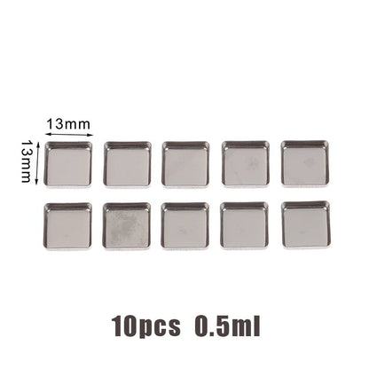 Magnetic Aluminum Watercolor Travel Palette Box with Pans - Portable
