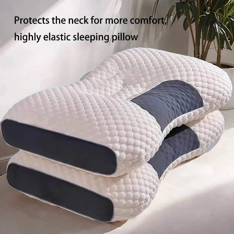 Elastic Neck Support Pillow - Non-Collapse Soft Sleep Comfort