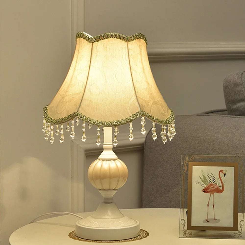 Touch Control European Style Bedside Table Lamp Modern Retro Design