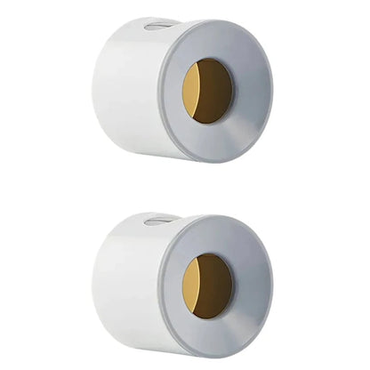 2pcs Wall Mount Electric Toothbrush Holder Self-Adhesive Bathroom