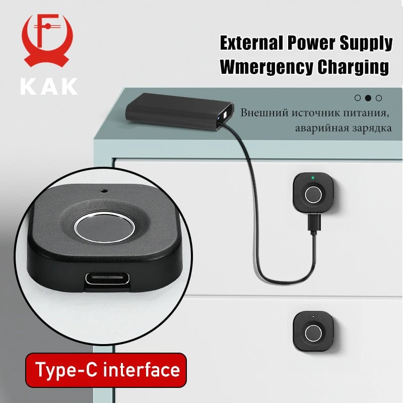 Biometric Fingerprint Cabinet Lock - Keyless Smart Drawer Security